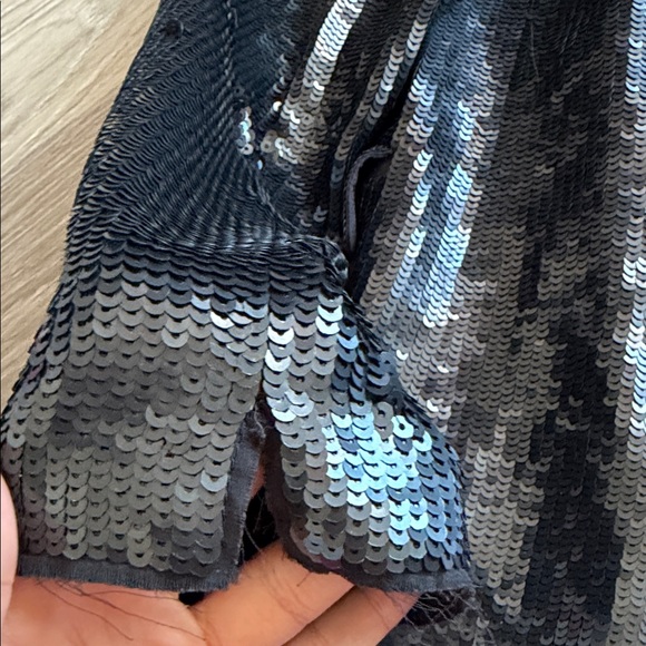 Joie Diandra Caviar Sequin Tuxedo Jacket - Picture 7 of 10